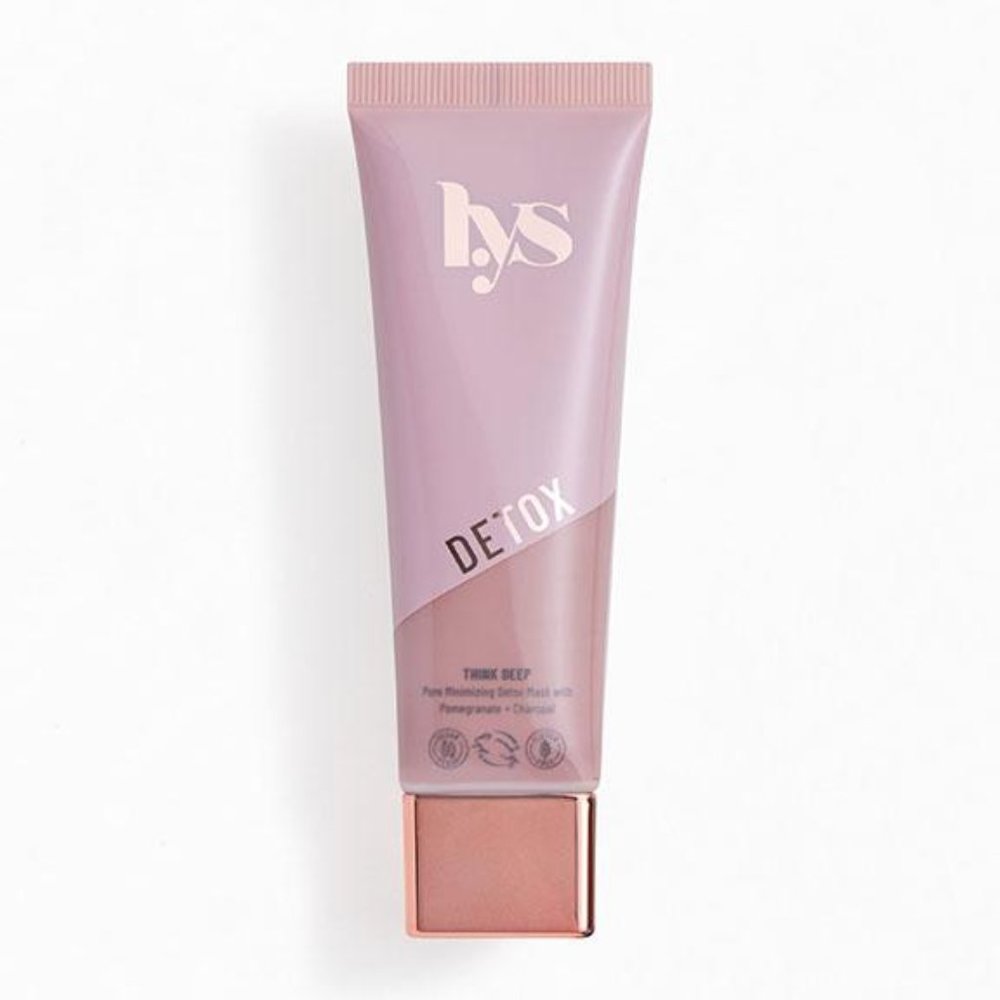 NWT LYS BEAUTY Think Deep Pore Minimizing Detox Mask with Pomegranate + Charcoal
